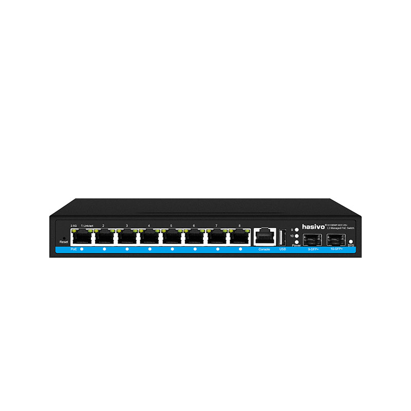 Sfp+ 10G Managed Switch 8 Port - 8-Port L3 Managed 2,5 Gps PoE