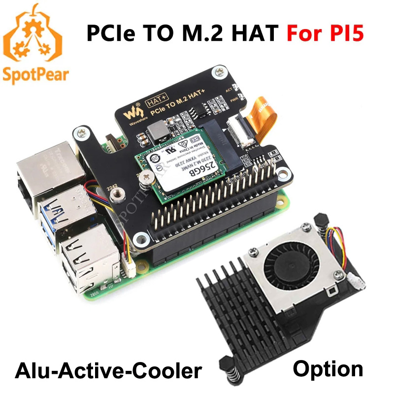 Turing Pi 2 - Raspberry Pi 5 PCIe auf M.2