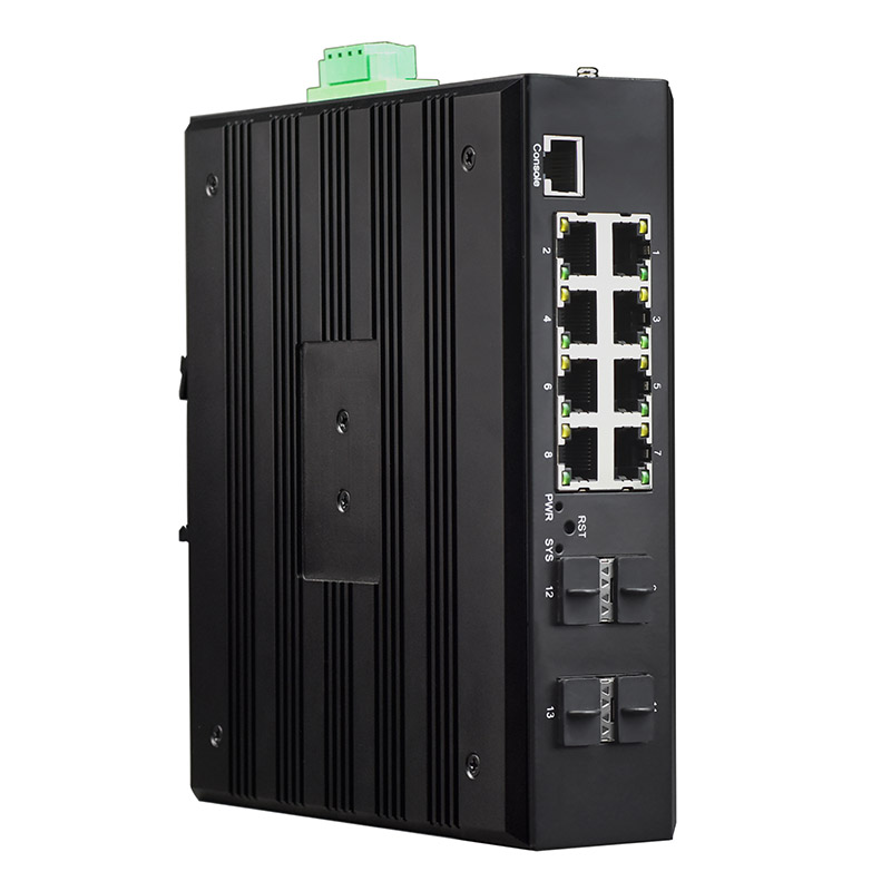 Sfp+ 10G Managed Switch 8 Port - L3 Managed 8-Port-Gigabit-Ethernet-Industrieswitch mit 4-Port-10G-SFP