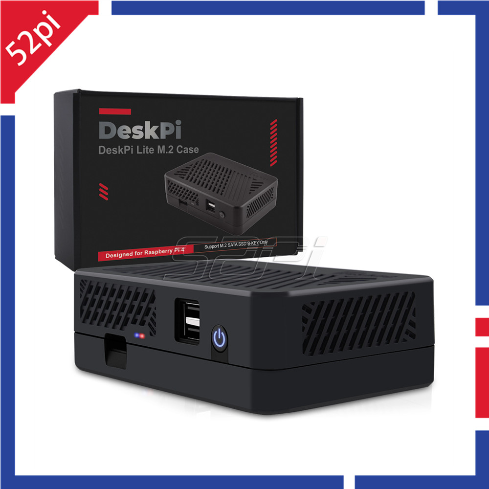 Deskpi Super6C - 52Pi DeskPi Lite NAS-Gehäuse mit M.2
