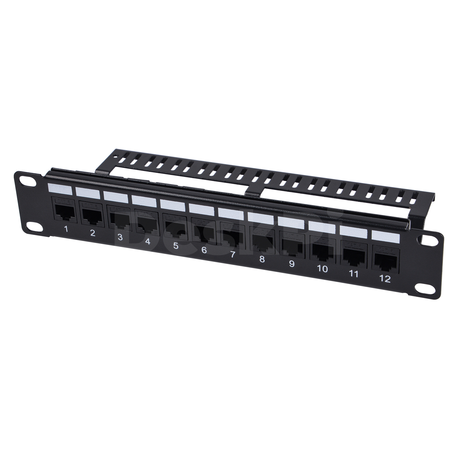 Deskpi Super6C - DeskPi Rackmate 12-Port CAT6 Keystone Patchpanel,