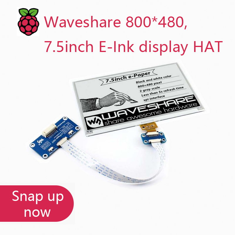 Turing Pi 2 - Waveshare 800*480, 7,5 Zoll E-Ink Display