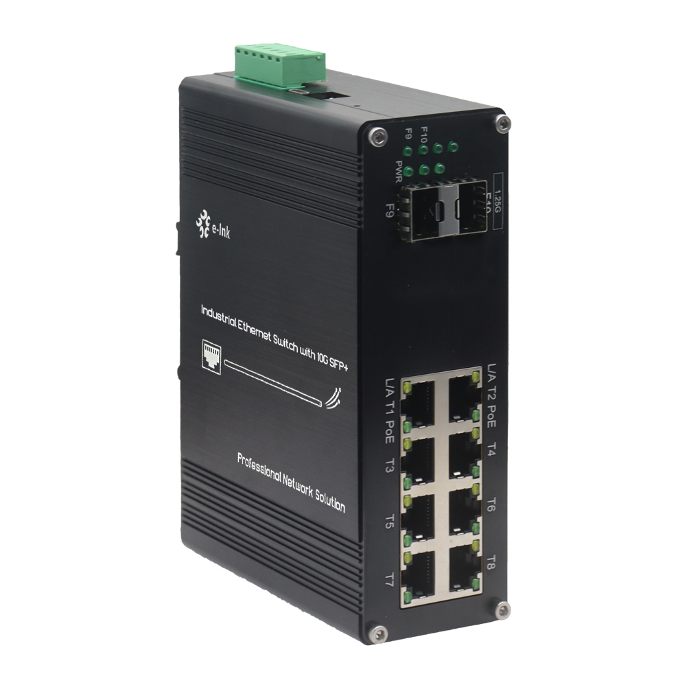 Managed Gigabit Poe Switch 8 Port 802.3At - Industrieller 8 Ports L2 Managed Gigabit