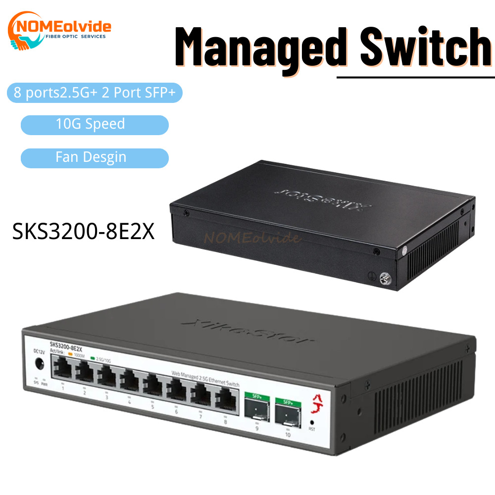 Sfp+ 10G Managed Switch 8 Port - SKS3200 XikeStor 10 Ports L2 Simple