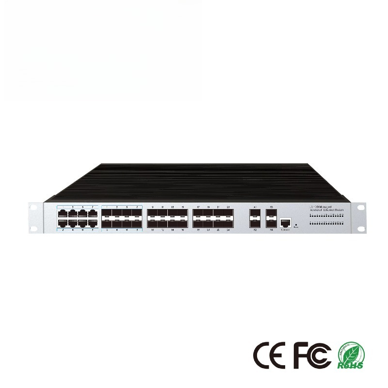 24 SFP-Ports Industrieller Man – Sfp+ 10G Managed Switch 8 Port Bewertung und Preis