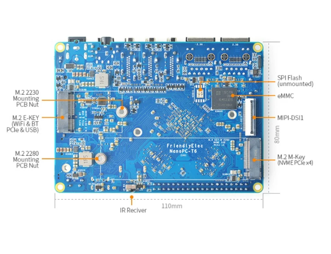 NanoPC T6 Entwicklungsboard RK – Nanopc T6 16Gb Bewertung und Preis