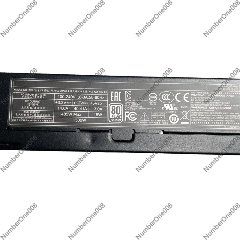 FSP500-30AS 80Plus Platinum Fl – Atx Power Supply 1U Flex 500W Bewertung und Preis