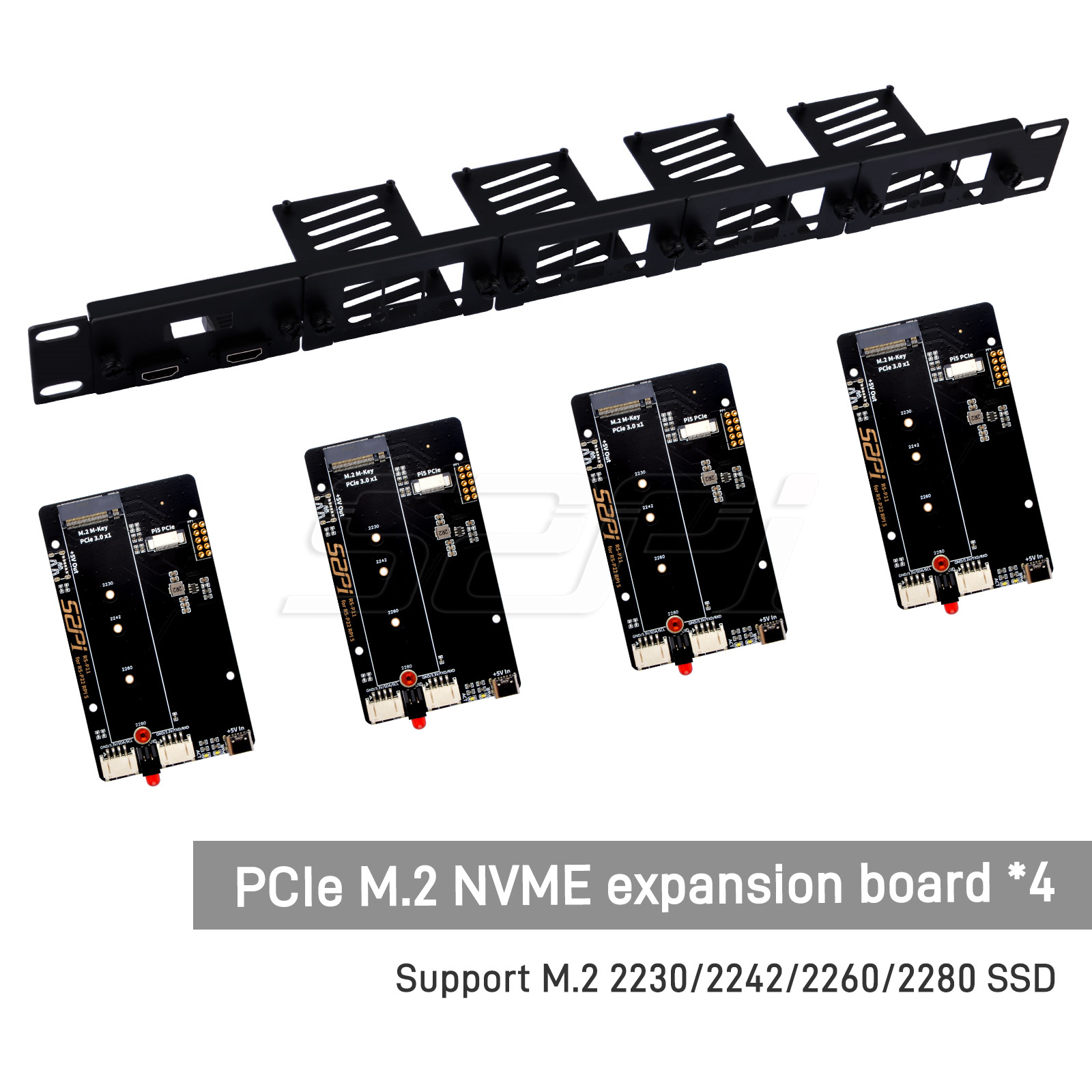 52Pi 1U Rackmount-Stahlhalteru – Deskpi Super6C Bewertung und Preis