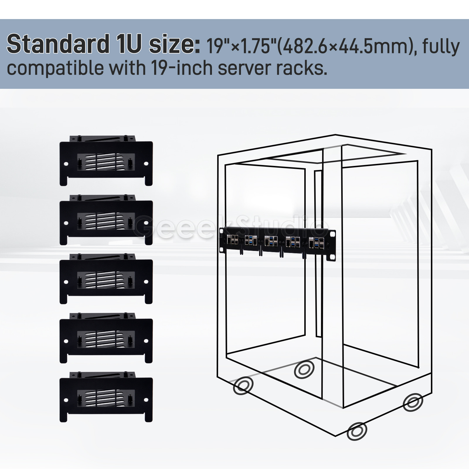 1U-Rackmontage für Raspberry P – Deskpi Super6C Bewertung und Preis