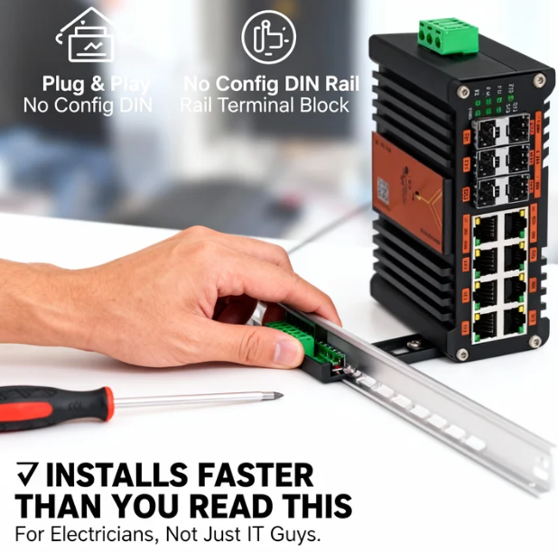 Industrieller L2+ verwalteter  – Sfp+ 10G Managed Switch 8 Port Bewertung und Preis