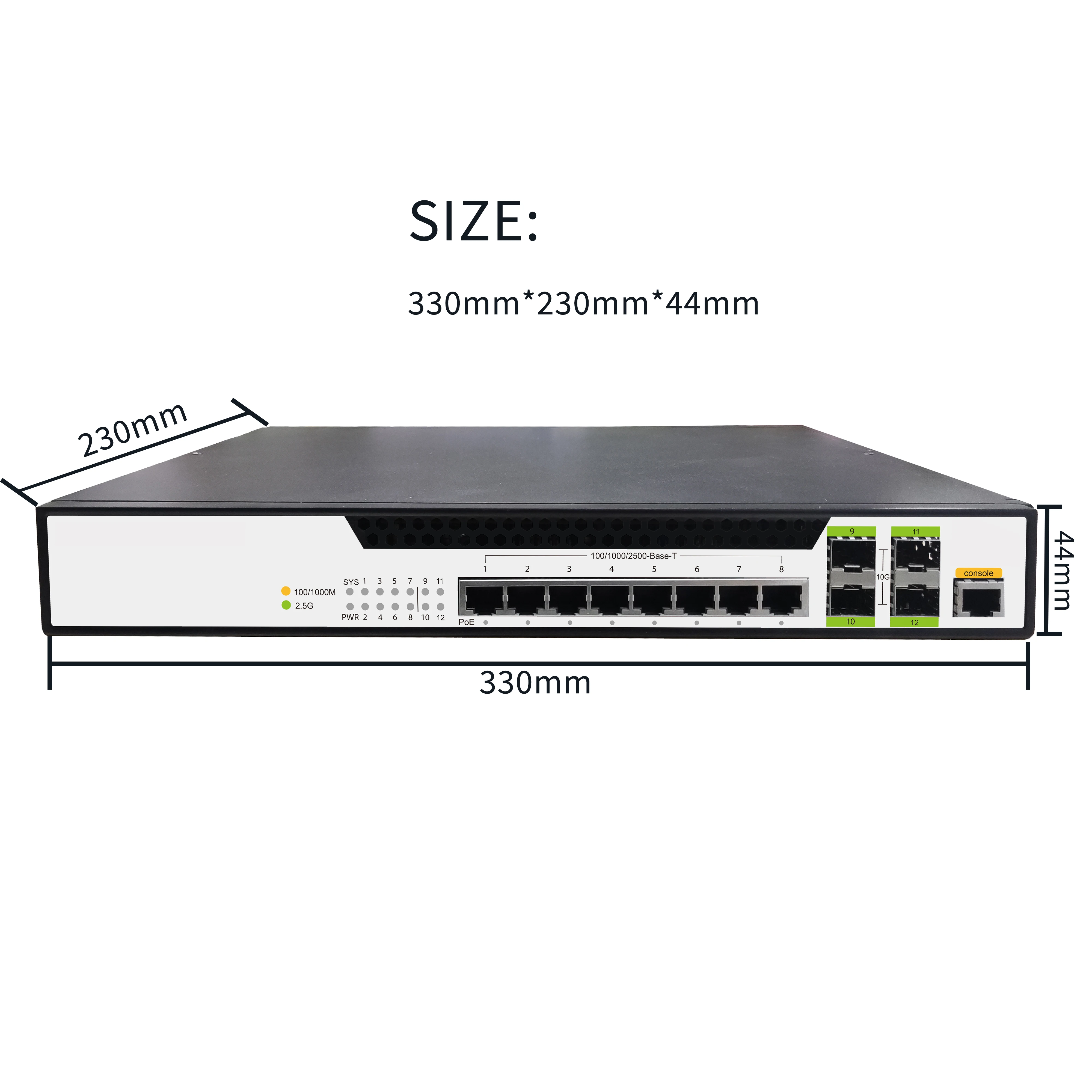 4/8/16/24/48 Port 2,5G Multi-G – Sfp+ 10G Managed Switch 8 Port Bewertung und Preis